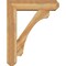 Ekena Millwork Legacy Craftsman Rough Sawn Bracket w/ Offset Brace, Western Red Cedar, 8"W x 32"D x 40"H BKT0806X32X40LEC04RWR - alternate 3